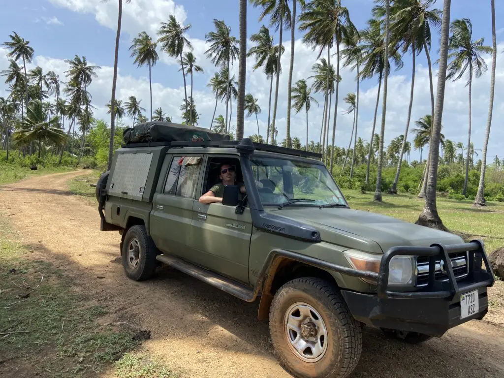 Roadtrip along the coast in Tanzania