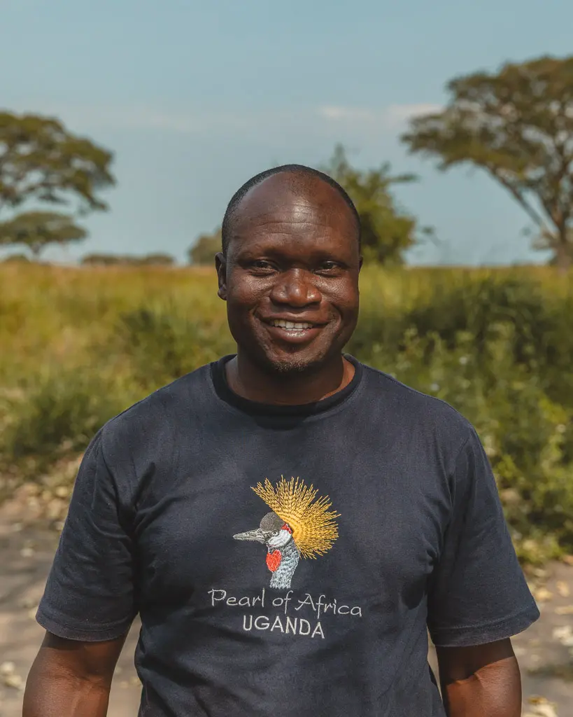 Our driver-guide Godfrey in the pearl of Africa, Uganda